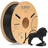 ELEGOO PLA+ Filament 1.75mm Schwarz 1KG, PLA Plus 3D Drucker Filament,...