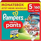 Pampers Windeln Paw Patrol Pants Größe 5 (12-17kg) Baby-Dry, Junior mit...