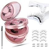 Magnetische Wimpern Natürlicher Look Magnet Wimpern mit Zange...