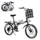 Klappbares Fahrrad für Erwachsene, 26-Zoll-tragbares Fahrrad mit Variabler...