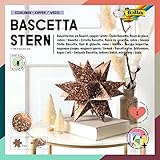 folia 411/1515 - Bastelset Bascetta Stern Weihnachtsornament, kupfer/weiß,...