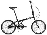 FabricBike Klappfahrrad, Alu-Rahmen, Single Speed, 3 Farben (Fully Matte...