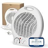Heizlüfter 'Mobil' 2000W inkl. Ventilator - Standheizköper sehr leise -...