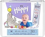 bella baby Happy Wickelunterlagen 40x60 cm ideal für unterwegs (2x30...