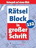 Rätselblock in großer Schrift 132