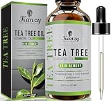 Kanzy Teebaumöl Bio Naturrein 60ml mit Pipette Kaltgepresst Tea Tree Oil...
