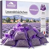 22x Lavendel Duftsäckchen - Mottenschutz für Kleiderschrank bei...