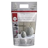 Rayher Kreativ-Knetbeton 3kg- im handlichen, wiederverschließbarem Beutel-...