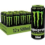 Monster Energy Zero Sugar - koffeinhaltiger Energydrink mit klassischem...