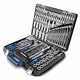 Scheppach TB217 Werkzeugkoffer gefüllt | 217-tlg Werkzeug Set |...