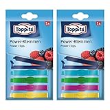 Toppits Toppits Power 10 Stück Clips / Gefrierclips gefriergeeignet bis...