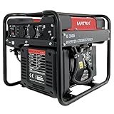 Matrix Notstromaggregat Benzin 3500 Watt Inverter Stromerzeuger Benzin...
