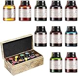 GC Kalligraphie Tinte-Set mit 10 Farben x 20 ml Tintenflaschen-...