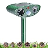 Katzenschreck Tiervertreiber, Katzenvertreiber Ultraschall Solar...