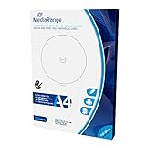 MediaRange Etiketten für CD|DVD|BD, 15-118mm, hochglänzend, 100er Pack