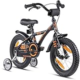 PROMETHEUS BICYCLES Kinderfahrrad 14 Zoll ab 4 Jahren - Kinder Fahrrad...