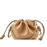 ARYU Echt Leder Cloud Bag Rindsleder Kette Tasche Hundert Rindsleder...