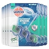 Sagrotan Toilettenfrische Hygiene Plus WC-Spüler – Toilettenreiniger...