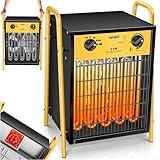 MASKO® Elektroheizer Heizlüfter Bauheizer Keramik Heizstrahler elektrisch...