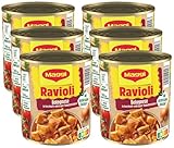MAGGI Ravioli Bolognese, leckeres Fertiggericht mit würzigem Fleisch, für...