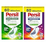 Persil Power Bars Universal 60 WL + Color 60 WL Waschmittel (120...