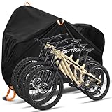 toptrek Fahrradabdeckung für 3 Fahrräder Wasserdicht 210D Oxford-Gewebe...