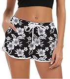 Fanient Badehose Damen Kurze Badeshorts Wassersport Badeshorts Blumen...