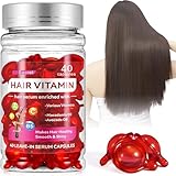 Haar Vitamine Serum Capsule, 40 Stück Haaröl Haarpflege Kapseln, Vitamin...