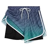 APTRO Damen Badeshorts Badehose Schwimmshorts Beach Strand Surf Shorts mit...