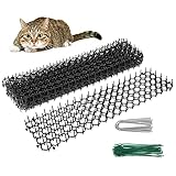 Set mit 6 Katzenabwehrmatten mit Spitzen, 49 x 14 cm, Abwehrmatte für...