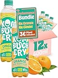 KOMBUCHERY® Performance Bundle | Raw Kombucha BIO | 12 x 400ml |...