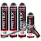 PRITEX – Brunnenschaum Set 3 x 750 ml Pistolenschaum inkl....