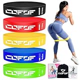 COFOF Fitnessbänder 5er-Set 100% Latex, Resistance Bands mit 5...