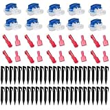 Komplettes Begrenzungskabel-Set mit 50 Heringen, 10 Steckern und 10 Klemmen...