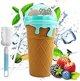 Slushy Cup, Quick Frozen Slushy Maker Cup Silikon Squeeze Cup Smoothies...