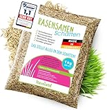 halmland® Rasensamen Schattenrasen schnellkeimend 1kg für 40m² -...