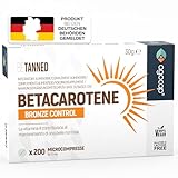 BETA CAROTIN - Bräunungskapseln, 200 Mikrocpr. Betakaroten gold, und...
