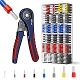 Crimpzange Set mit 1200 stk Aderendhülsen Set,Aderendhülsenzange set...