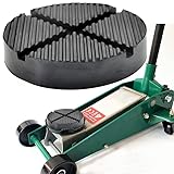 Wagenheber Gummiauflage mit Nut und Profil Schwarz Unterstellbock...