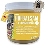 Huffett Pferde mit Lorbeeröl 500 ml - Hufsalbe für Pferde I Hufbalsam...