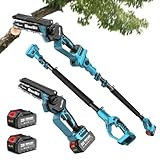 SEESII 2-in-1 Kabelloser Teleskop Astsäge & Mini Mettensäge, 6 Zoll...