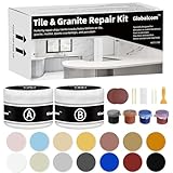 Globalcom Reparaturset für Fliesen und Granit/Marmor, Porzellanstein und...