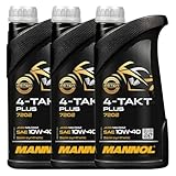 1L Mannol Motoröl Motorradöl 4-Takt Teilsynthetisch 10W-40