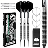 RED DRAGON Pegasus Tungsten Soft Dartpfeile - 18 Gramm: Schwarze Schäfte,...