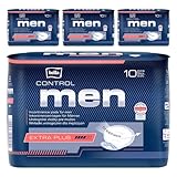 bella Control MEN Inkontinenz-Einlagen Extra Plus im 4er Pack (4x10 Stück)...