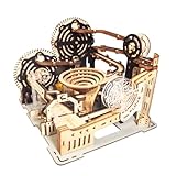 Motorgetriebener Aufzug 3D Holz Puzzle Erwachsene- Doppelspur-Rennbahn...
