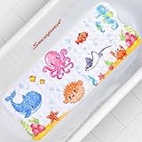 Secopad Antirutschmatte Badewanne Baby, 100x40 cm Badewannenmatte...