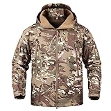 Adhdyuud Taktische Militärjacke für Herren, Camouflage, wasserdicht,...