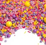 Super Streusel BlütenZauber – bunte essbare Zuckerstreusel mit Blüten...