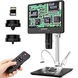 Andonstar AD249S-M 10,1-Zoll HDMI Digitales Mikroskop 2000x, 3 Objektive...